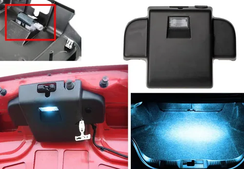 Vista 4 de iJDMTOY Conjunto de luz LED súper brillante de 2 W, color azul hielo, para maletero y área de carga, compatible con Ford Mustang Gen5 2005-2014