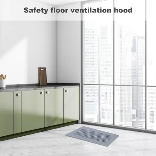 Vista 5 de 1 funda de ventilación a prueba de bebés, cubierta de ventilación de silicona suave para el hogar, pared, techo, suelo, rejilla de ventilación de 4