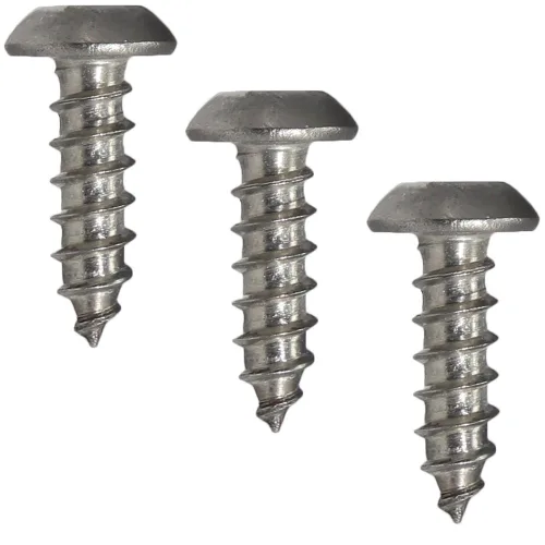 Vista 2 de Fastenere Tornillos de Chapa Metálica de Seguridad Torx - #6 x 1-1/2" (paquete de 25) con cabeza de botón, resistentes a manipulaciones, tornillos