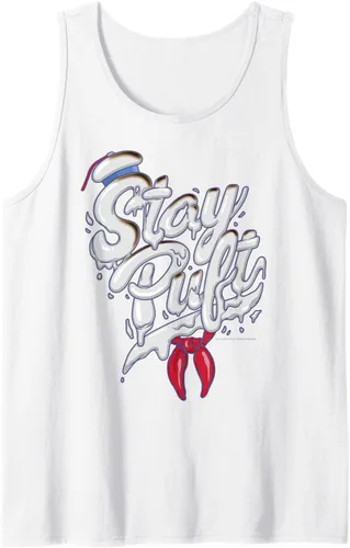 Vista 5 de Ghostbusters Stay Puft Marshmallow - Camiseta sin mangas estilo hombre, Negro, S