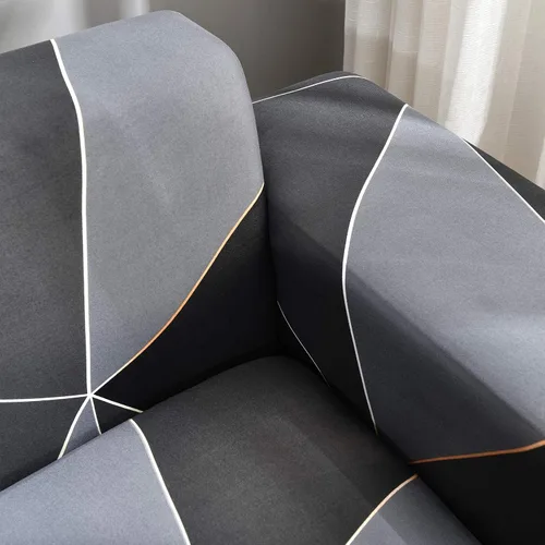 Vista 4 de MIFXIN Funda elástica para sofá, 1 pieza, funda elástica para sillón de 1 plaza, protector de muebles, funda elástica lavable para sala de estar