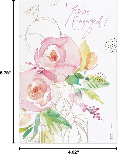 Vista 8 de American Greetings Tarjeta de compromiso - Diseñada por Kathy Davis (dulce y especial)