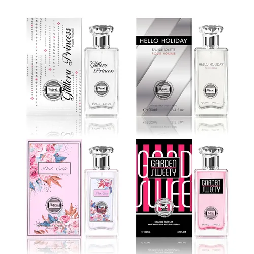 Vista 15 de Hybrid & Company Mujer 4 unids Belleza Rosa Cambio París Mujeres Romántico Pour Femme Perfume Natural Spray Fresco Fragancia