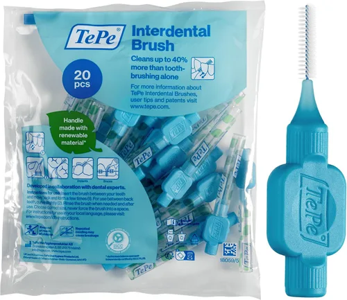 Vista 10 de TePe® Cepillo Interdental Original Rosa 0.016 in Paquete de 20
