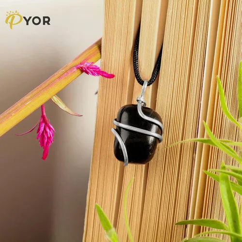 Vista 25 de PYOR Collar con colgante curativo de Reiki de cristal, gemas de buena suerte, prosperidad, riqueza, piedras preciosas naturales, collares de buena
