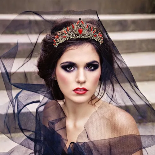 Vista 24 de Coronas para mujer Tiara para niñas Corona de princesa, 1 unidad (paquete de 1), Metal