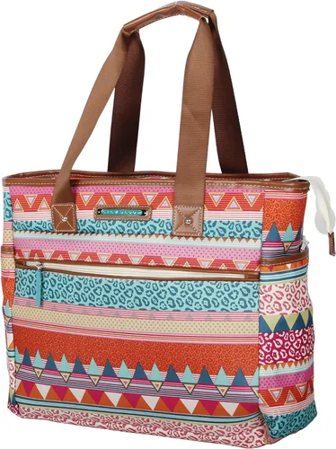 Vista 2 de Lily Bloom Bolso de mano con patrón para mujer, bolso de mano de gran capacidad, bolso de hombro