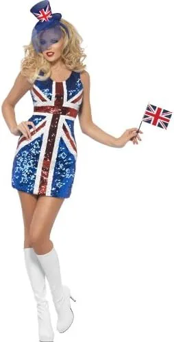Vista 6 de Fever All That Glitters Rule Britannia, multicolor, talla L, Multicolor
