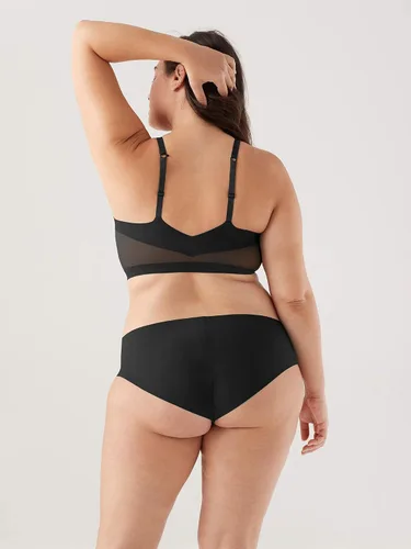 Vista 2 de True & Co Brasier convertible con cuello redondo y malla True Body Lift para mujer