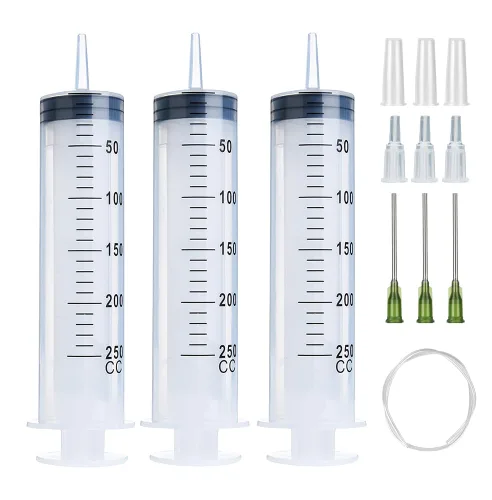 Vista 11 de Paquete de 3 jeringas de 0.7 fl oz con tapa, jeringas de plástico empaquetadas individualmente para laboratorios, medición de líquidos, alimentación
