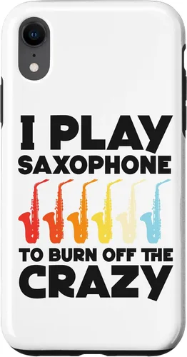 Vista 25 de iPhone 16 Saxofón I play saxofón para quemar el caso loco
