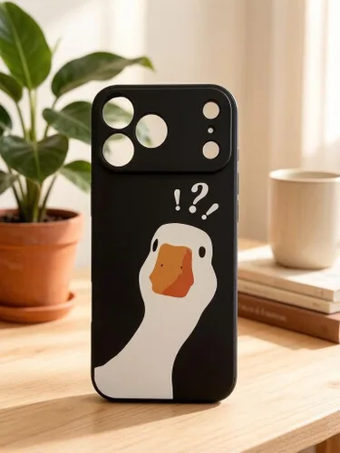 Vista 30 de Funda Graciosa de Chico para iPhone 11, Funda Líquida de Silicona de Gel Suave de Caucho Mate con Forro de Microfibra, Funda Protectora Divertida