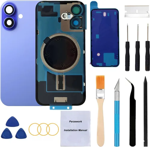 Vista 36 de Reemplazo de cristal trasero OEM para iPhone Xs de 5.8 pulgadas con kit de herramientas de reparación y adhesivo preinstalado (Oro)