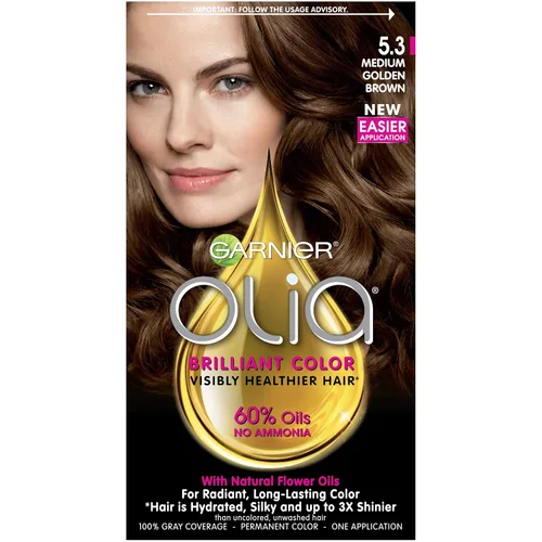 Vista 33 de Garnier Olia Tinte de cabello sin amoníaco [5.60] rojo granate medio, 1 unidad 5.6 Rojo granate medio