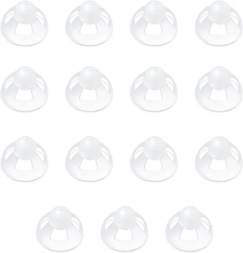 Vista 10 de Audífono para audífonos, cúpulas abiertas, transparentes, suaves, de silicona, cómodas, invisibles, 1 unidad, 0.236 in
