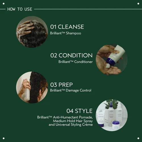 Vista 6 de AVEDA Brilliant - Crema universal para peinar Define la textura Sella la humedad Añade brillo para tipos de cabello rizado y rizado medio a