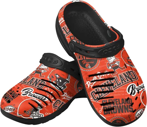 Vista 17 de FOCO Arizona Cardinals NFL Mens Historic Print Clog with Strap