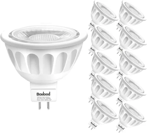 Vista 11 de Boxlood Bombilla LED MR16 regulable que cumple con UL, 90% de ahorro de energía, 3000 K blanco cálido, ángulo de haz de 40 grados, CA/CC 12 V, 5