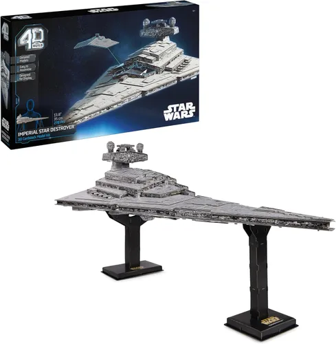 Vista 11 de 4D Build Star Wars Deluxe Venator Class Star Destroyer - Kit de modelo 3D, coleccionables de Star Wars y decoración de escritorio, rompecabezas