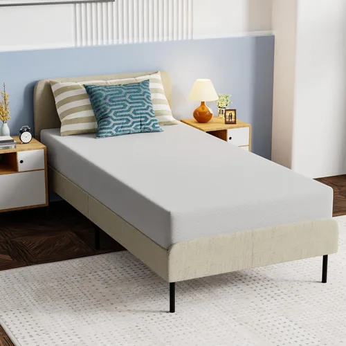 Vista 36 de PayLessHere Colchón de espuma viscoelástica con gel Twin de 5 pulgadas sin fibra de vidrio/Certificado CertiPUR-US/Cama en una caja/Sueño fresco
