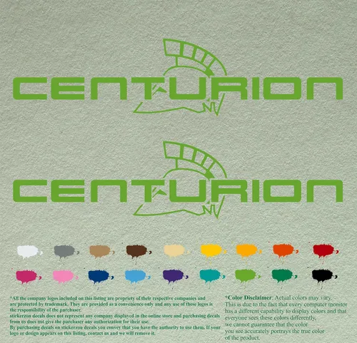 Vista 9 de Centurion - Juego de 2 calcomanías de vinilo de repuesto compatibles con motor fuera de borda (12 pulgadas, negro 070)
