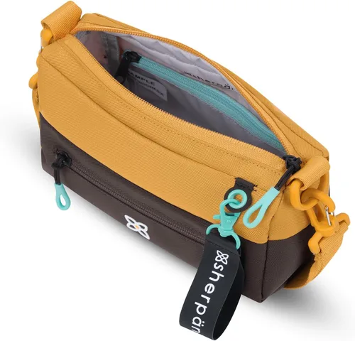 Vista 36 de Sherpani Skye - Bolso cruzado pequeño, de nailon, ligero, para mujer, con protección RFID