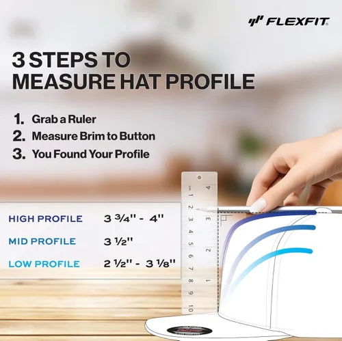 Vista 4 de Flexfit Tapa de carbono sin costuras Delta