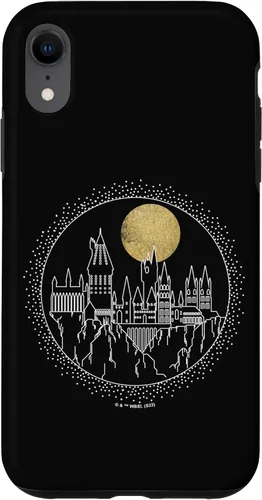 Vista 23 de Funda para iPhone 15 Pro Harry Potter Hogwarts Line Art