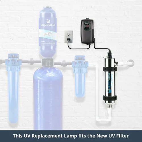 Vista 2 de Aquasana Lámpara de repuesto de filtro de agua UV para toda la casa - Para sistemas comprados en julio de 2019 o posterior - AQ-UV-L330C