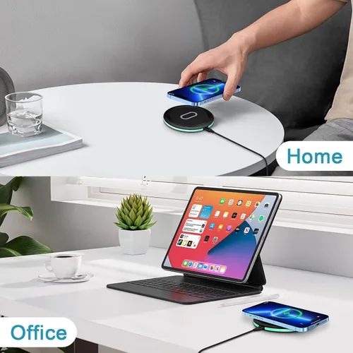 Vista 6 de Pixel 10 Cargador inalámbrico almohadilla de carga rápida para Google Pixel 10 Pro XL, 10 Pro Fold, 9a, 9 Pro XL, 8,8 Pro, 7,7 Pro, 6 Pro, 5,4XL