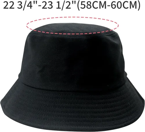 Vista 5 de NPQQUAN Bucket Hats for Men Woman Packable Foldable Sun Hats for Women Beige