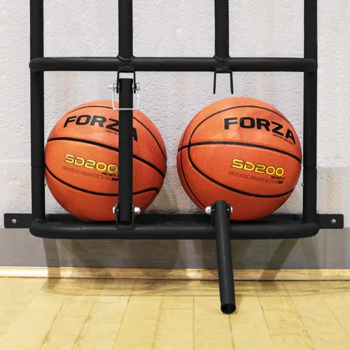 Vista 2 de Soporte para pelotas deportivas de pared Soporte montado en la pared para pelotas Almacenamiento de baloncesto y pelotas de fútbol en garaje