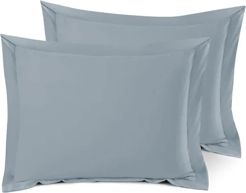 Vista 55 de Nestl Juego de 2 fundas tipo sham de almohada suaves - Fundas de almohada de microfibra de doble cepillado - Fundas de almohada de cama premium