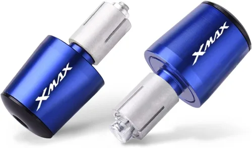 Vista 6 de for Xmax 300 Xmax 400 Xmax 250 Xmax 125 All Year Xmax CNC Motorcycle 7/8" 22MM Handlebar Grips Handle Bar Cap End Plugs (Color : Blue)