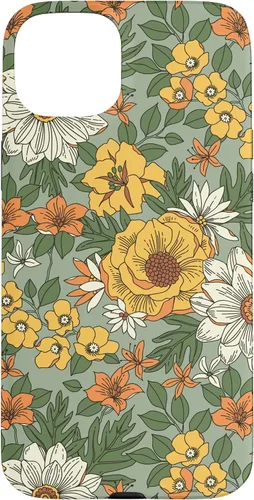 Vista 9 de Yellow Wildflower Summer Flowers Botanical Graphic Floral Case for iPhone 16