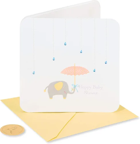 Vista 4 de Papyrus Tarjeta de baby shower (abundancia de buenos deseos)
