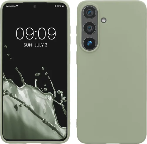 Vista 211 de kwmobile Funda compatible con Samsung Galaxy S23 - Funda protectora de silicona TPU suave y delgada - Piedra antigua