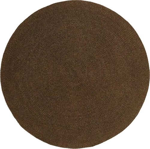 Vista 24 de BNM - Alfombra ovalada bohemia para interiores y exteriores con patrón trenzado sólido, perfecta para patio trasero, patio, oficina, sala de estar