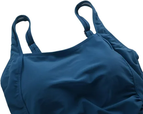 Vista 7 de Hilor - Traje de baño drapeado de una pieza para mujer, estilo vintage, con control de abdomen