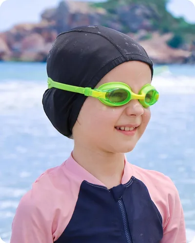 Vista 6 de findway Gafas de natación para niños, antivaho y sin fugas, para niñas de 3 a 14 años