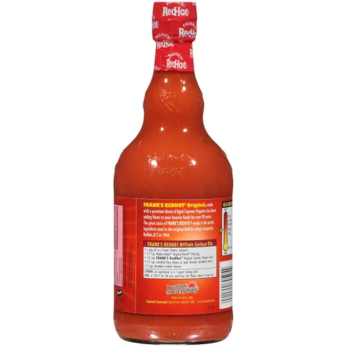 Vista 22 de Salsa de pimienta cayera Redhot Original de Frank's, 23 oz