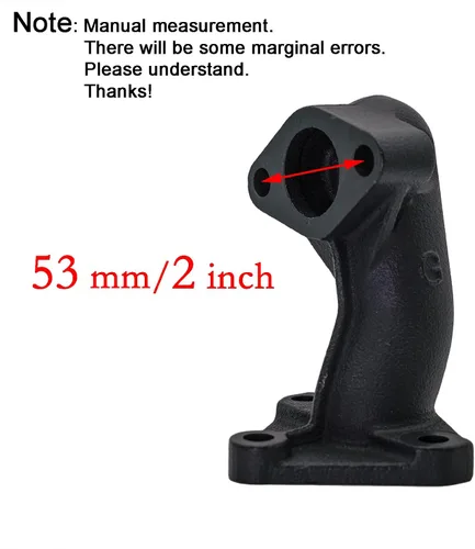 Vista 6 de JMCHstore Tubo de Silenciador de Escape con Deflector Para Predator 301cc, Motor de Honda GX240 GX270 8HP 9HP, Motor de Lifan Loncin, Bomba de Agua