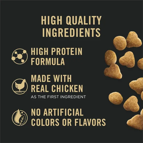 Vista 7 de Purina Pro Plan Weight Control Dry Cat Food, Chicken and Rice Formula - 7 lb. Bag