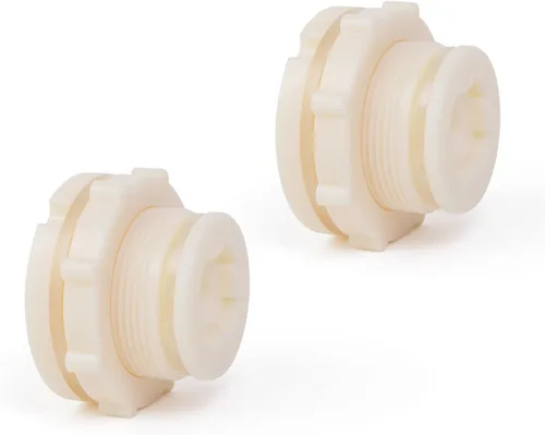 Vista 12 de ChillWaves Adaptador de conector de rosca doble de 3/4 pulgadas para tanque de agua, acuarios, barriles de lluvia (paquete de 8)