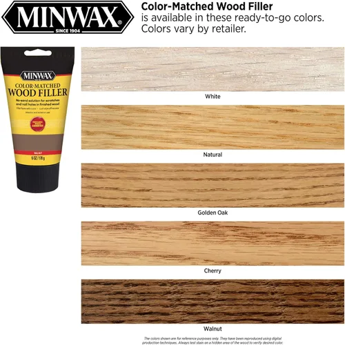 Vista 2 de Minwax Relleno de madera a juego, roble dorado, 6 onzas