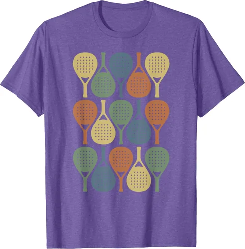 Vista 11 de Vintage Retro Padel Camiseta de Padel Sports Lover