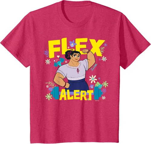 Vista 68 de Disney Encanto Luisa Madrigal Flex Alert Camiseta, Negro