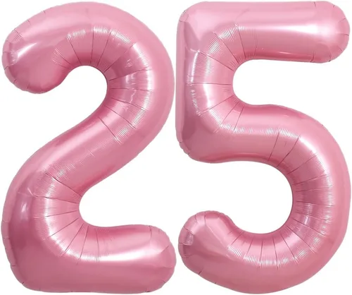 Vista 23 de Toniful - Globos de helio grandes de números del 0 al 9 de 40 pulgadas, color negro, globos digitales de número 0, globos de papel de aluminio