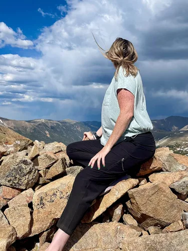 Vista 7 de Avalanche Pantalón de tobillo tejido Ripstop de secado rápido para mujer con bolsillo