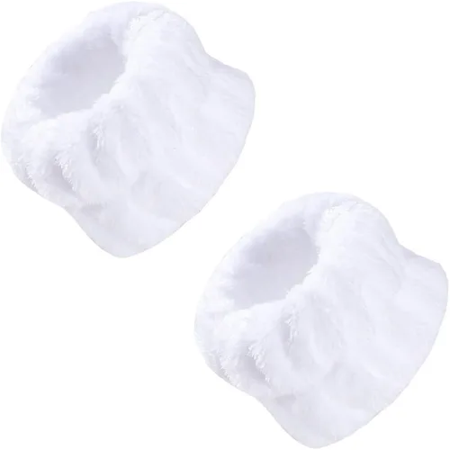 Vista 12 de Sowaka 2 piezas de muñequeras de spa de microfibra, suave torre para mujeres, niñas, lavado de cara, maquillaje absorbente para evitar que